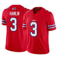 Kooe B.Bills #3 Damar Hamlin Player Red Vapor F.U.S.E. Jersey Limited Home Game Stitched Jerseys