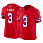 Kooe B.Bills #3 Damar Hamlin Player Red Vapor F.U.S.E. Jersey Limited Home Game Stitched Jerseys