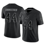 Kooe B.Bills #44 Joe Andreessen Player Black RFLCTV Limited Stitched Jerseys
