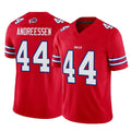 Kooe B.Bills #44 Joe Andreessen Player Red Vapor F.U.S.E. Limited Home Game Stitched Jerseys