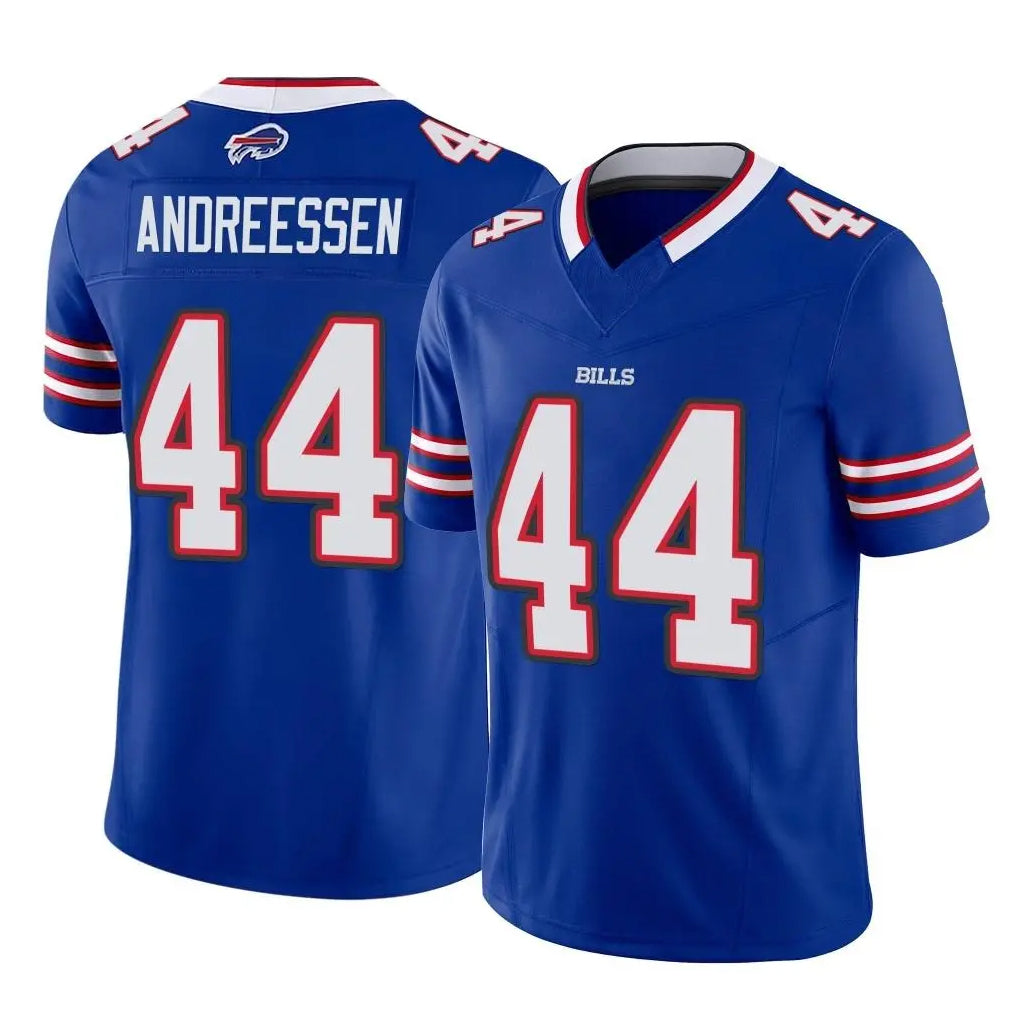 Kooe B.Bills #44 Joe Andreessen Player Royal Vapor F.U.S.E. Limited Home Game Stitched Jerseys