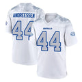 Kooe B.Bills #44 Joe Andreessen Player White Rivalries Collection Stitched Jerseys