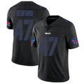 Kooe B.Bills #47 Christian Benford Player Black Impact Limited Stitched Jerseys