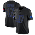 Kooe B.Bills #47 Christian Benford Player Black Impact Limited Stitched Jerseys