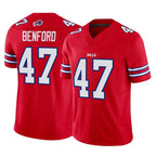 Kooe B.Bills #47 Christian Benford Player Red Vapor F.U.S.E. Limited Stitched Jerseys
