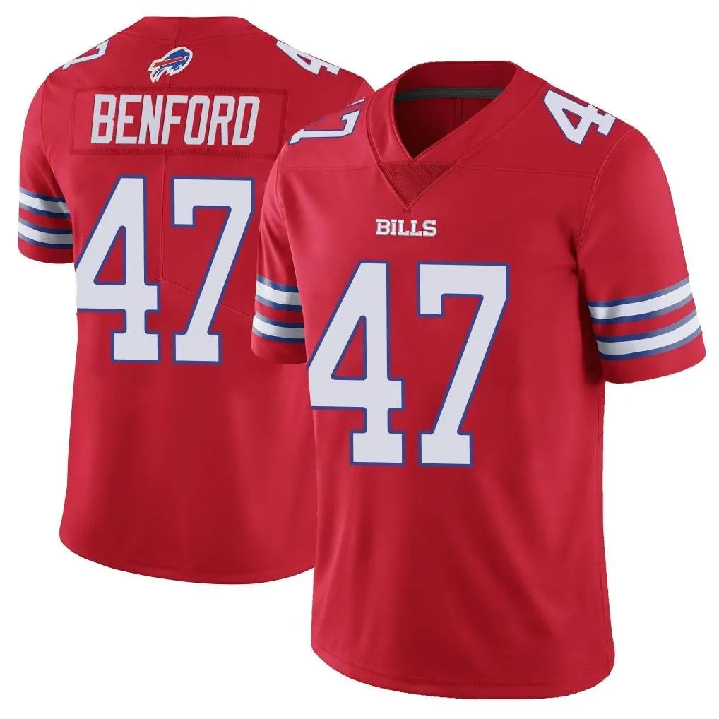 Kooe B.Bills #47 Christian Benford Player Red Vapor Untouchable Limited Stitched Jerseys