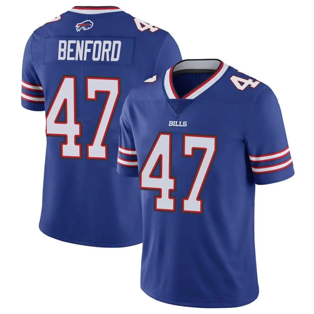 Kooe B.Bills #47 Christian Benford Player Royal Vapor Untouchable Limited Stitched Jerseys