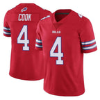 Kooe B.Bills #4 James Cook III Player Red  Vapor Untouchable Limited Stitched Jerseys