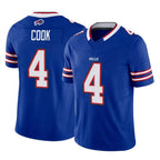 Kooe B.Bills #4 James Cook III Player Royal Vapor F.U.S.E. Limited Home Game Stitched Jerseys