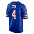 Kooe B.Bills #4 James Cook Player Royal Home Game Stitched Jerseys