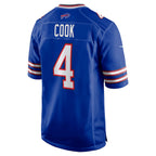 Kooe B.Bills #4 James Cook Player Royal Home Game Stitched Jerseys