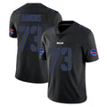 Kooe B.Bills #73 Dion Dawkins Player Black Impact Limited Stitched Jerseys