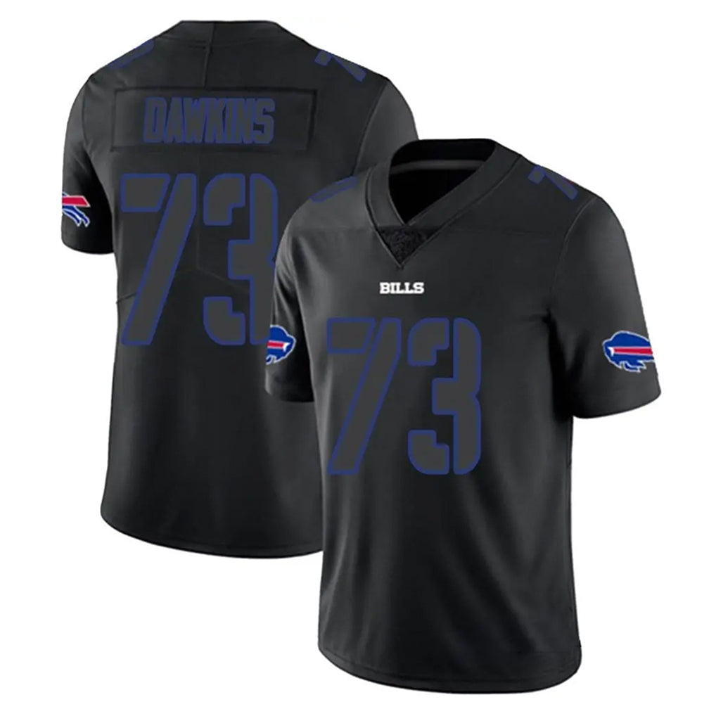 Kooe B.Bills #73 Dion Dawkins Player Black Impact Limited Stitched Jerseys