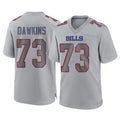 Kooe B.Bills #73 Dion Dawkins Player Gray Fashion Home Game Stitched Jerseys