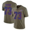 Kooe B.Bills #73 Dion Dawkins Player Olive Salute To Service Limited Stitched Jerseys
