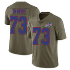 Kooe B.Bills #73 Dion Dawkins Player Olive Salute To Service Limited Stitched Jerseys