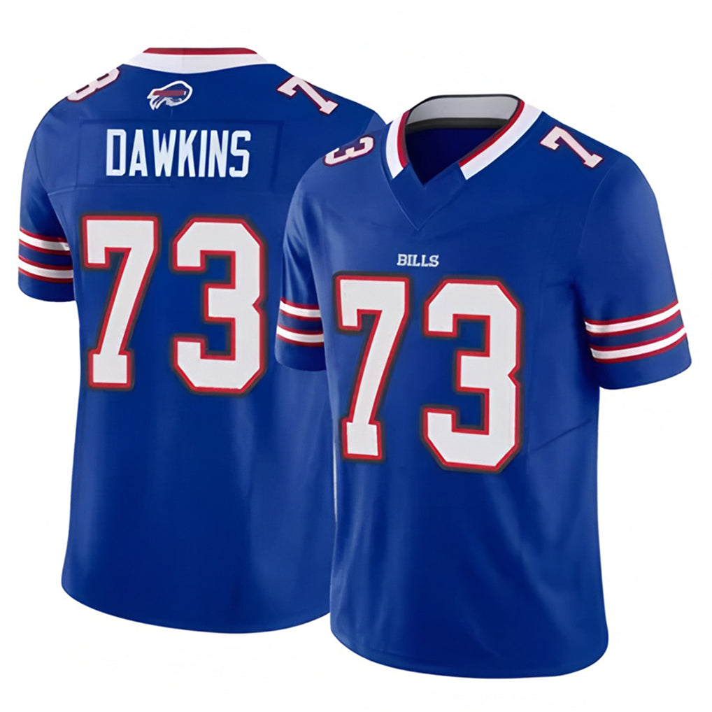 Kooe B.Bills #73 Dion Dawkins Player Royal Vapor F.U.S.E. Limited Stitched Jerseys