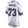 Kooe B.Bills #73 Dion Dawkins Player White Home Game Stitched Jerseys