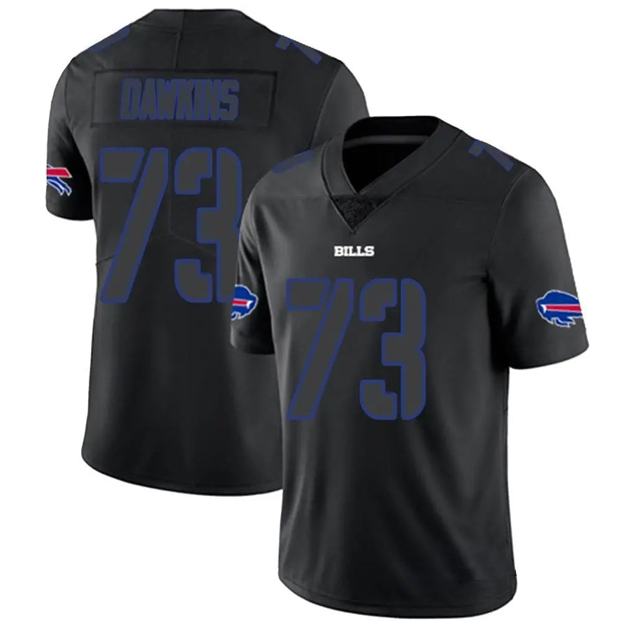 Kooe B.Bills #73 Dion Dawkins Player Black Limited Stitched Jerseys