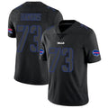 Kooe B.Bills #73 Dion Dawkins Player Black Limited Stitched Jerseys