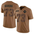 Kooe B.Bills #73 Dion Dawkins Player Brown Salute To Service Limited  Stitched Jerseys