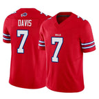 Kooe B.Bills #7 Ray Davis Player Red Vapor F.U.S.E. Limited Stitched Jerseys