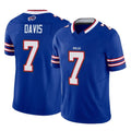 Kooe B.Bills #7 Ray Davis Player Royal Vapor F.U.S.E. Limited Game Stitched Jerseys
