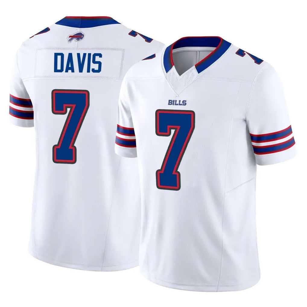 Kooe B.Bills #7 Ray Davis Player White Vapor F.U.S.E. Limited Stitched Jerseys