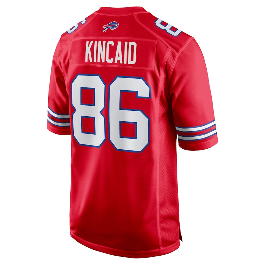 Kooe B.Bills #86 Dalton Kincaid Player Red Home Game Stitched Jerseys