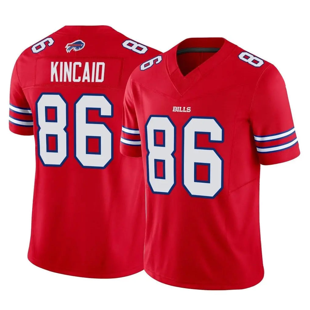 Kooe B.Bills #86 Dalton Kincaid Player Red Vapor F.U.S.E. Limited Home Game Stitched Jerseys