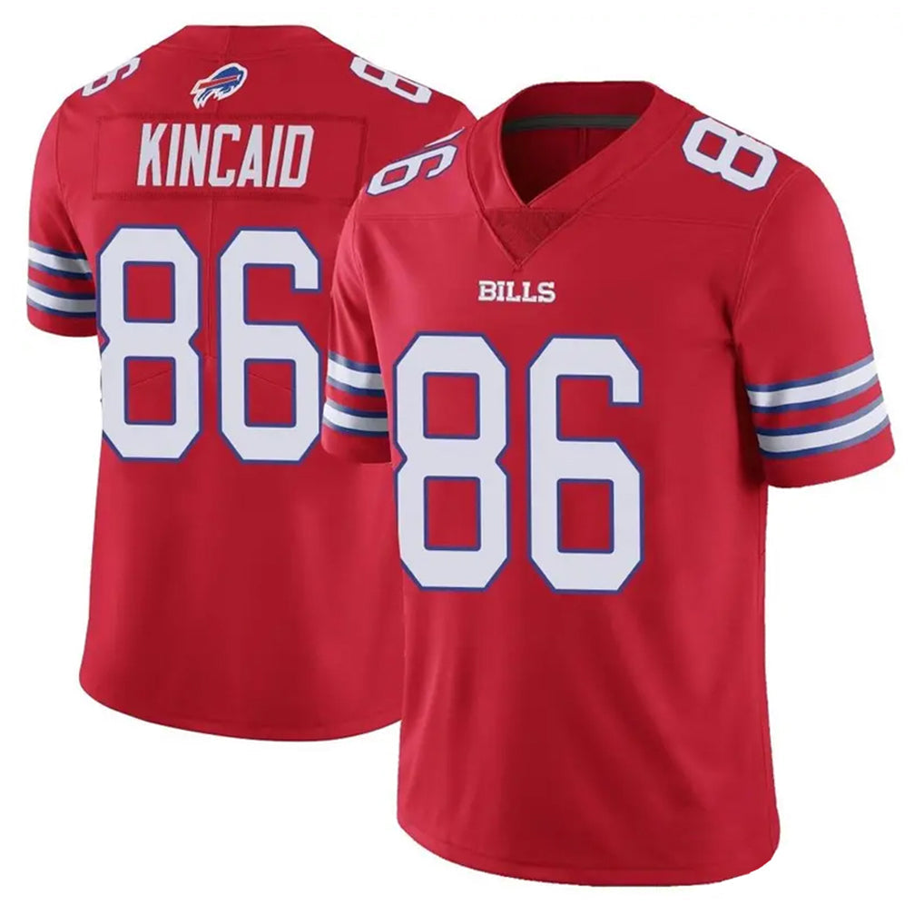 Kooe B.Bills #86 Dalton Kincaid Player Red Vapor Untouchable Limited Stitched Jerseys