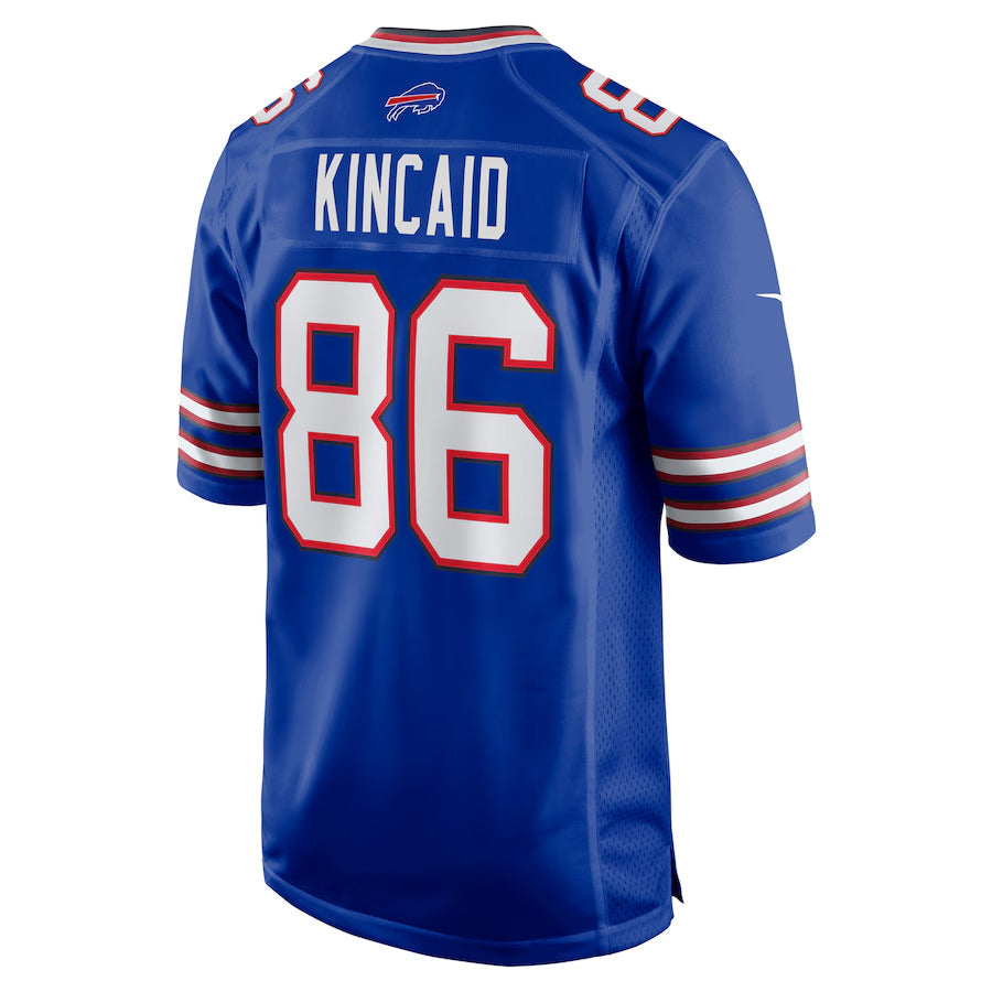 Kooe B.Bills #86 Dalton Kincaid Player Royal Home Game  Stitched Jerseys