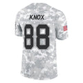 Kooe B.Bills #88 Dawson Knox Player Arctic Camo Salute to Service Limited Stitched Jerseys