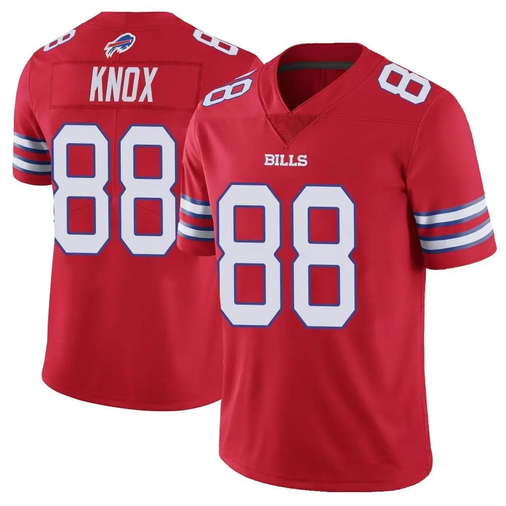 Kooe B.Bills #88 Dawson Knox Player Red Vapor Untouchable Limited Stitched Jerseys