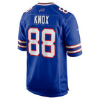 Kooe B.Bills #88 Dawson Knox Player Royal Home Game Stitched Jerseys