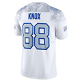 Kooe B.Bills #88 Dawson Knox Player White Rivalries Collection Vapor Limited Stitched Jerseys