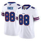 Kooe B.Bills #88 Dawson Knox Player White Vapor F.U.S.E. Limited Home Game Stitched Jerseys