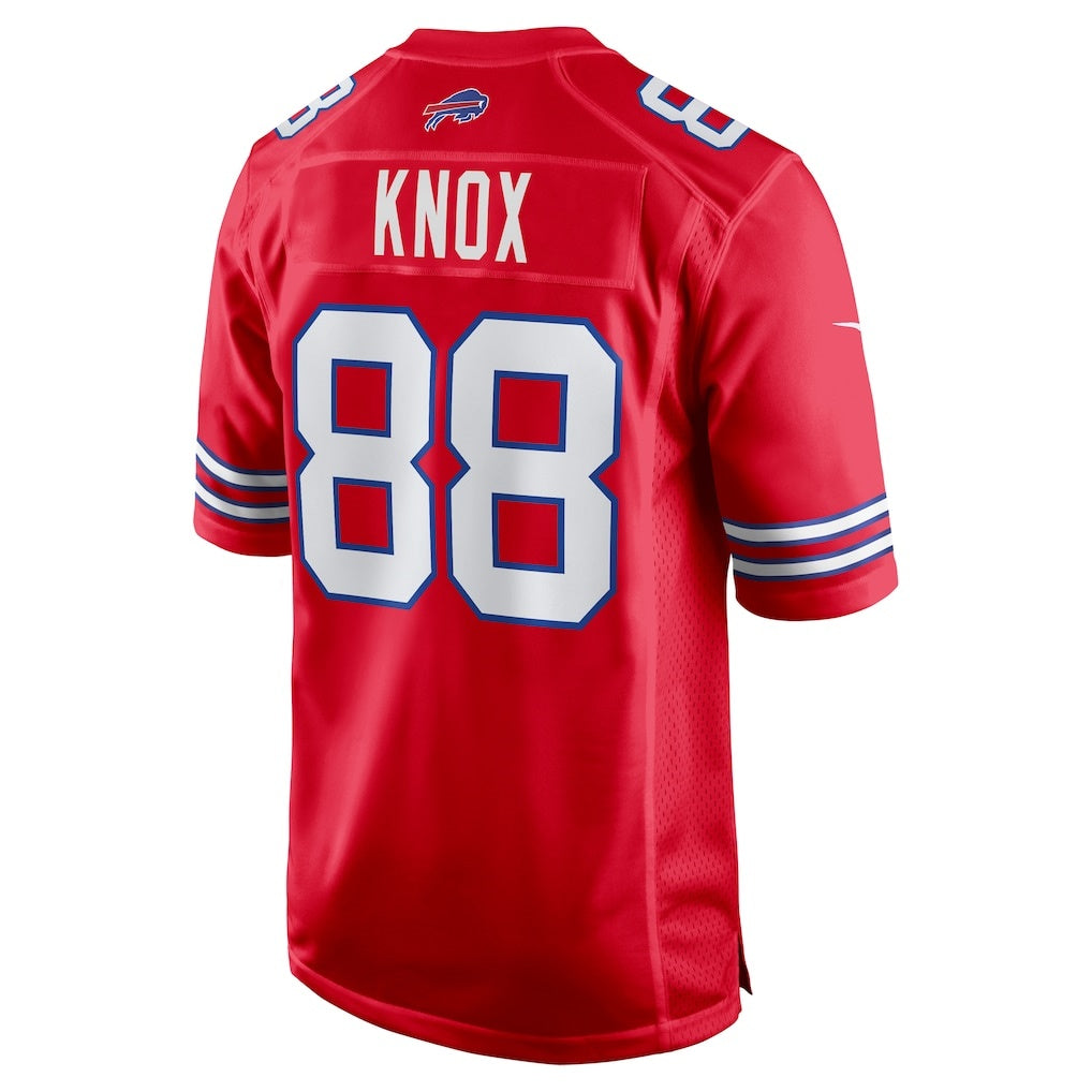 Kooe B.Bills #88 Dawson Knox Red Alternate Game Stitched Jerseys