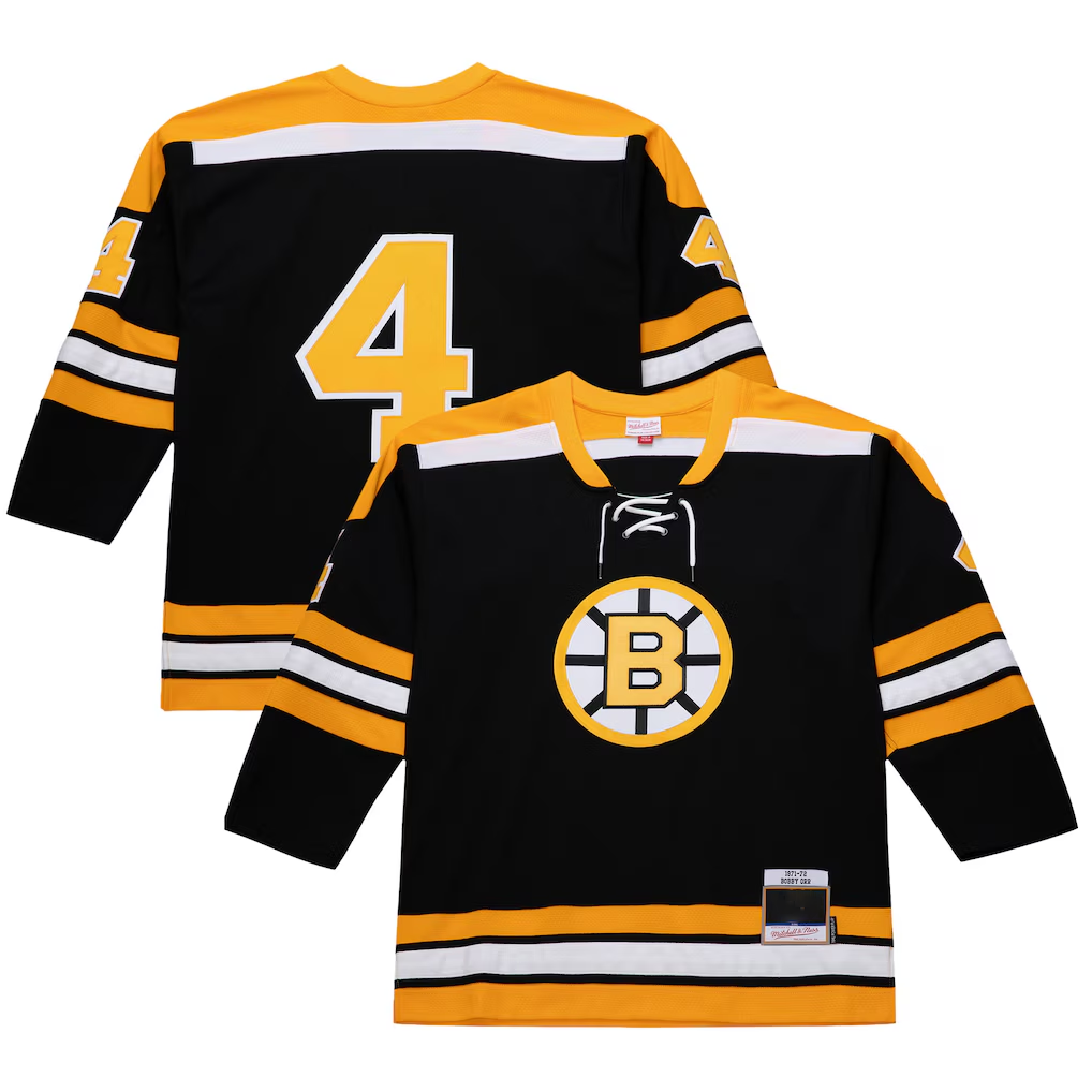 Kooe B.Bruins #4 Bobby Orr Black 1971-72 Power Play Stitched Jerseys