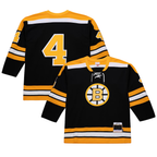 Kooe B.Bruins #4 Bobby Orr Mitchell & Ness Black Big & Tall 197172 Blue Line 2.0 Stitched Jerseys