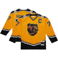 Kooe B.Bruins #77 Ray Bourque Mitchell & Ness Gold Big & Tall 1996-97 Blue Line 2.0 Stitched Jerseys