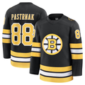 Kooe B.Bruins #88 David Pastrnak Black Home Premium Player Stitched Jerseys