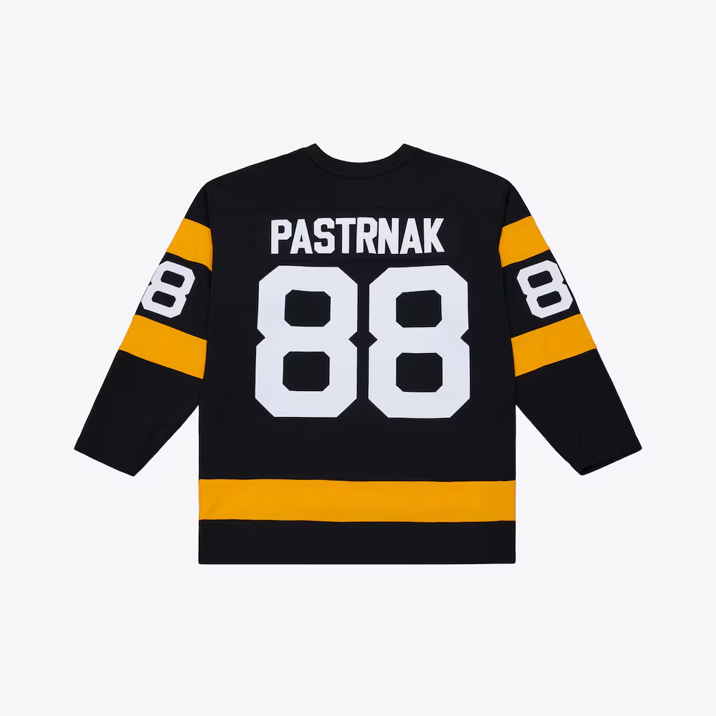 Kooe B.Bruins #88 David Pastrnak Mitchell & Ness Black 2015 Power Play Stitched Jerseys