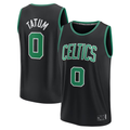 Kooe B.Celtics #0 Jayson Tatum  Black Fast Break Replica Player Jerseys - Statement Edition