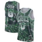 Kooe B.Celtics #0 Jayson Tatum Green 2025 Select Series Swingman Player Jerseys