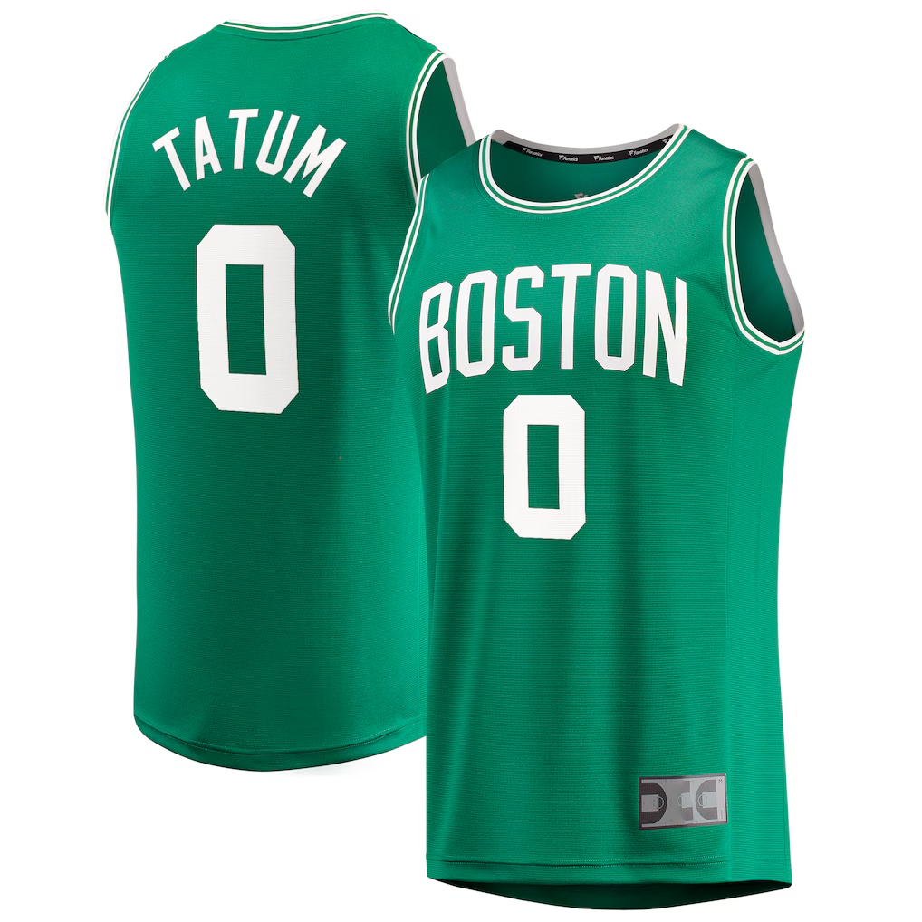 Kooe B.Celtics #0 Jayson Tatum  Kelly Green Big & Tall Fast Break Player Jerseys - Icon Edition