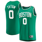 Kooe B.Celtics #0 Jayson Tatum  Kelly Green Fast Break Replica Jerseys - Icon Edition