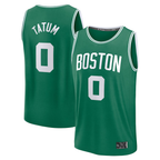 Kooe B.Celtics #0 Jayson Tatum  Kelly Green Fast Break Replica Player Jerseys - Icon Edition