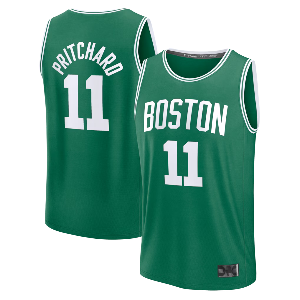 Kooe B.Celtics #11 Payton Pritchard Kelly Green Fast Break Replica Jerseys - Icon Edition