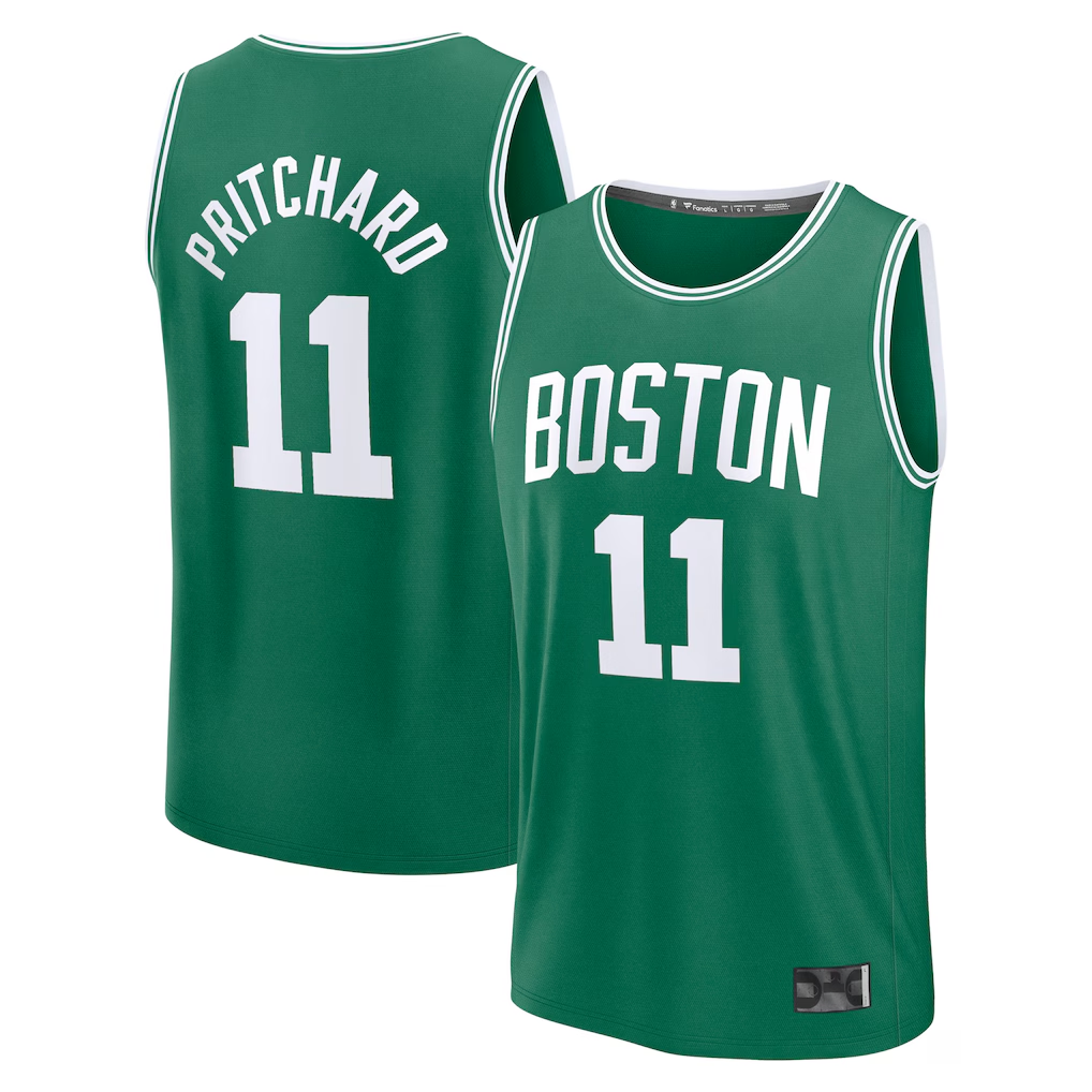Kooe B.Celtics #11 Payton Pritchard Kelly Green Fast Break Replica Player Jerseys - Icon Edition